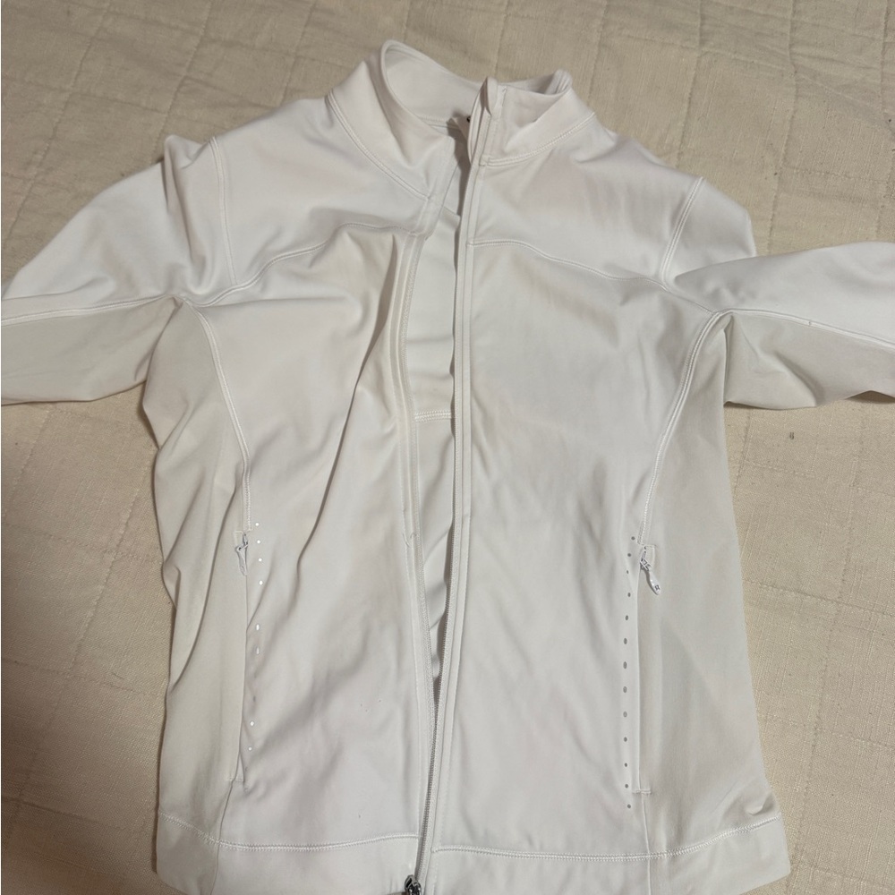 Lululemon running jacket, white